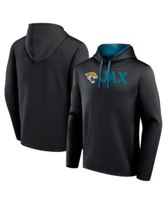 Logo Athletic - Men's Black Jacksonville Jaguars Head Start Pullover Hoodie