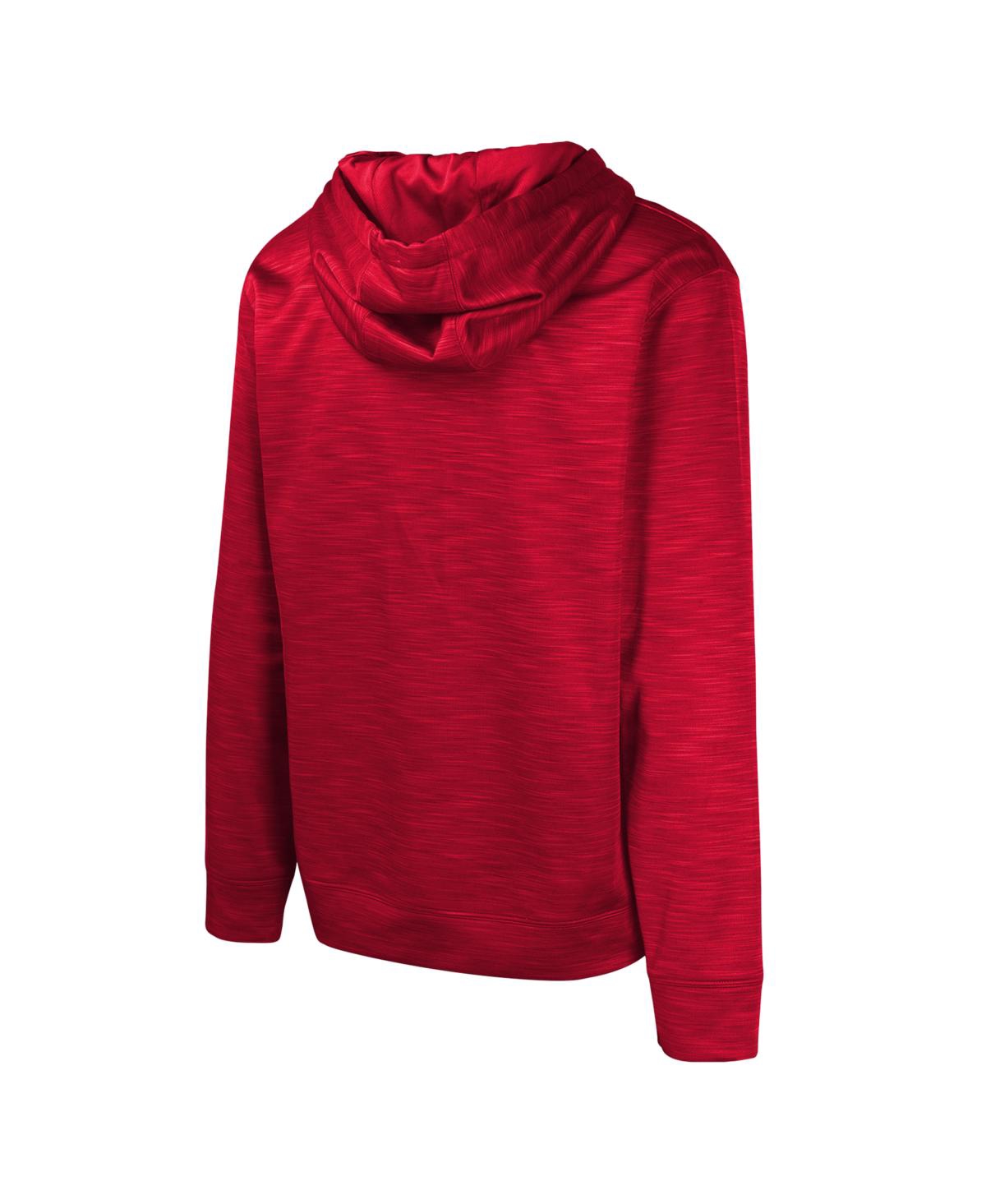Outerstuff Men's Red Tampa Bay Buccaneers Streak Fleece Pullover Hoodie In Red