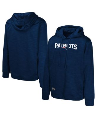 Outerstuff - Men's Navy New England Patriots Streak Fleece Pullover Hoodie