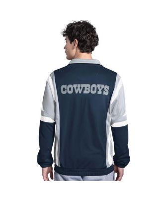 Men's Navy Dallas Cowboys Contender Full-Zip Track Jacket