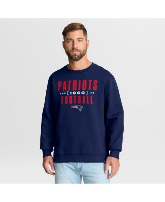 Fanatics - Men's Navy New England Patriots Powerful Throw Legacy Pullover Sweatshirt