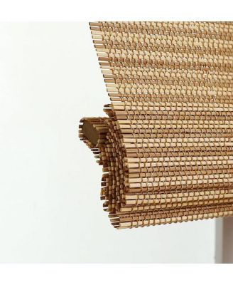 Cordless Bamboo Roman Shades W X 72