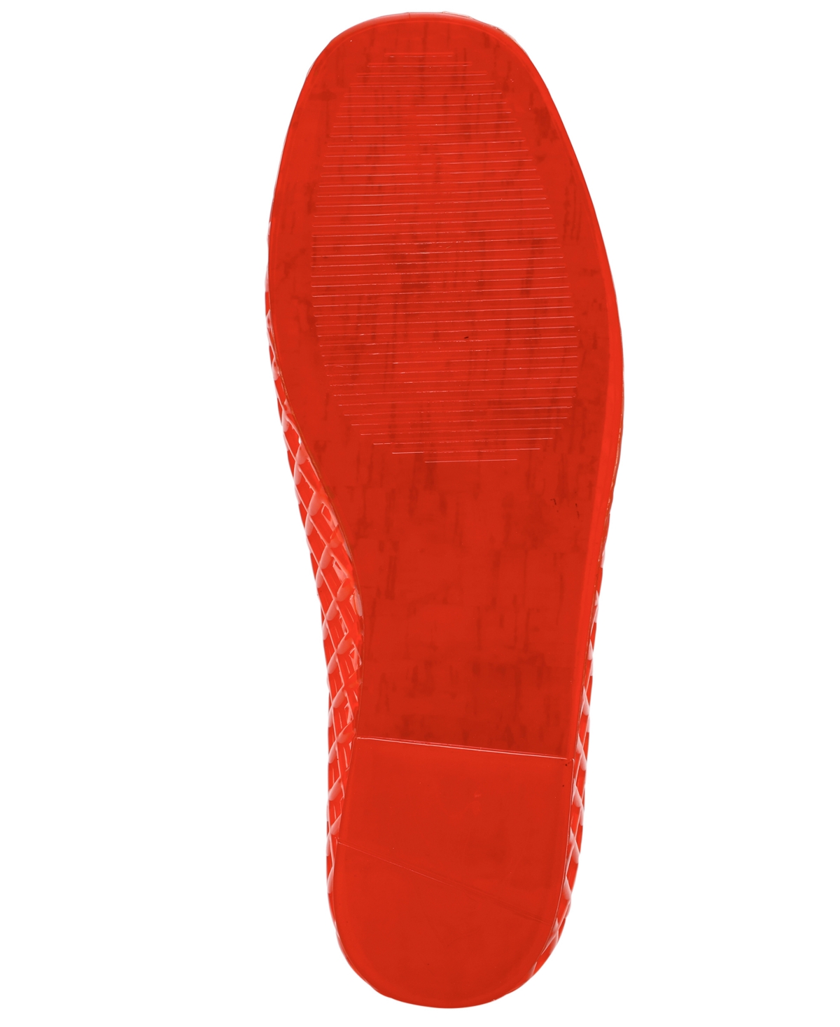 Steve Madden Women's Grove Caged Jelly Slip-on Flats In Red