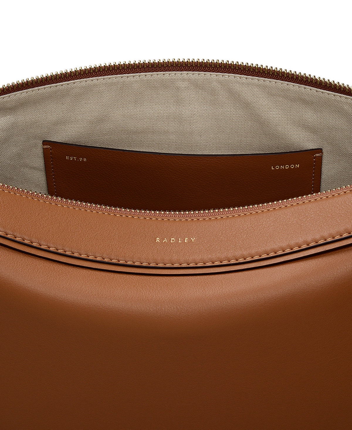 Radley London Westwell Lane Large Ziptop Shoulder Bag In Brown