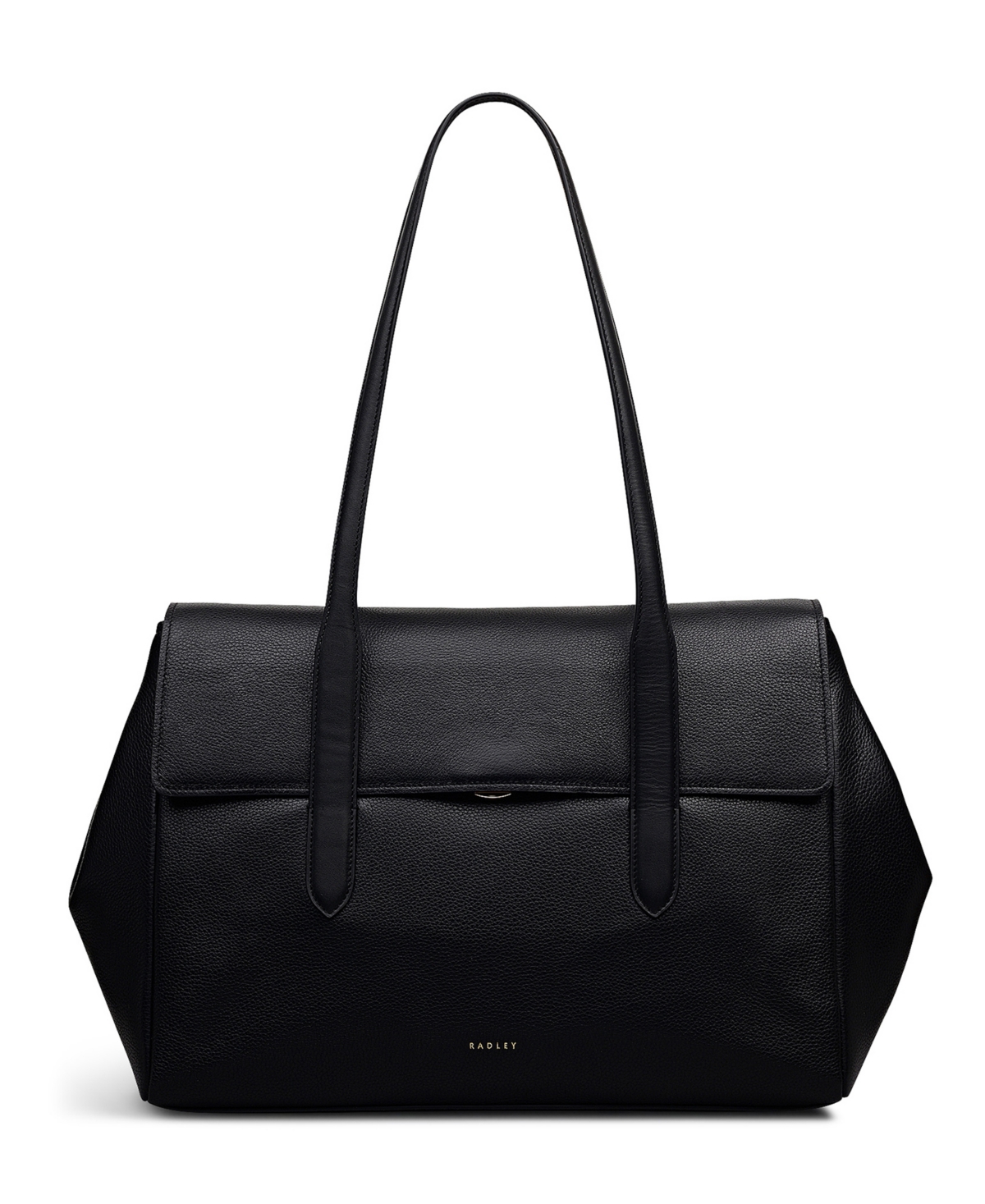 Radley London Mayfair Lane Extra-large Flapover Shoulder Bag In Black
