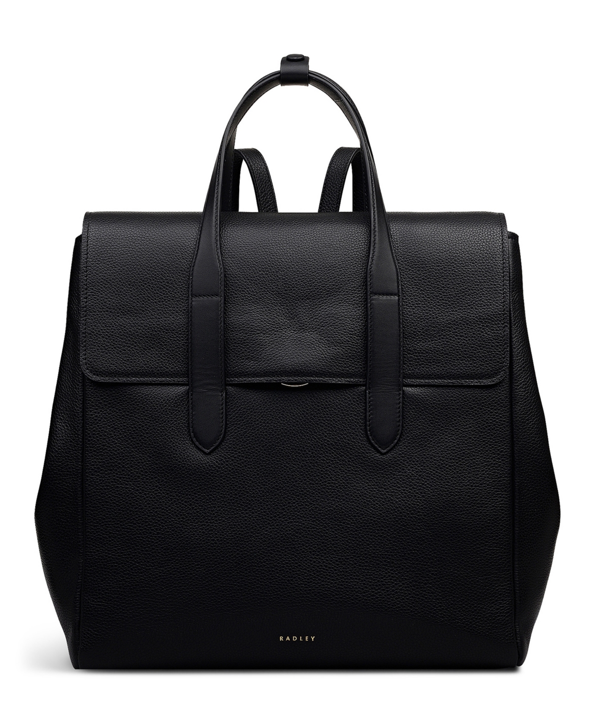 Radley London Mayfair Lane Extra-large Flapover Backpack In Black