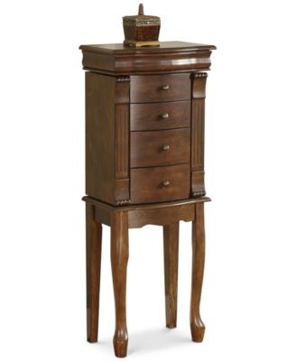 Powell Furniture - Shelly Louis Philippe Jewelry Armoire, Direct Ship