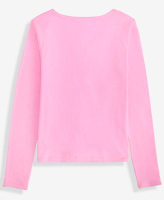Girls 5-20 Ruched Bow V-Neck Top, Macy's Exclusive