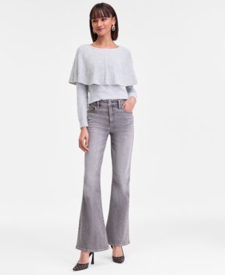 I.N.C. International Concepts - Women's High-Rise Flare-Leg Jeans