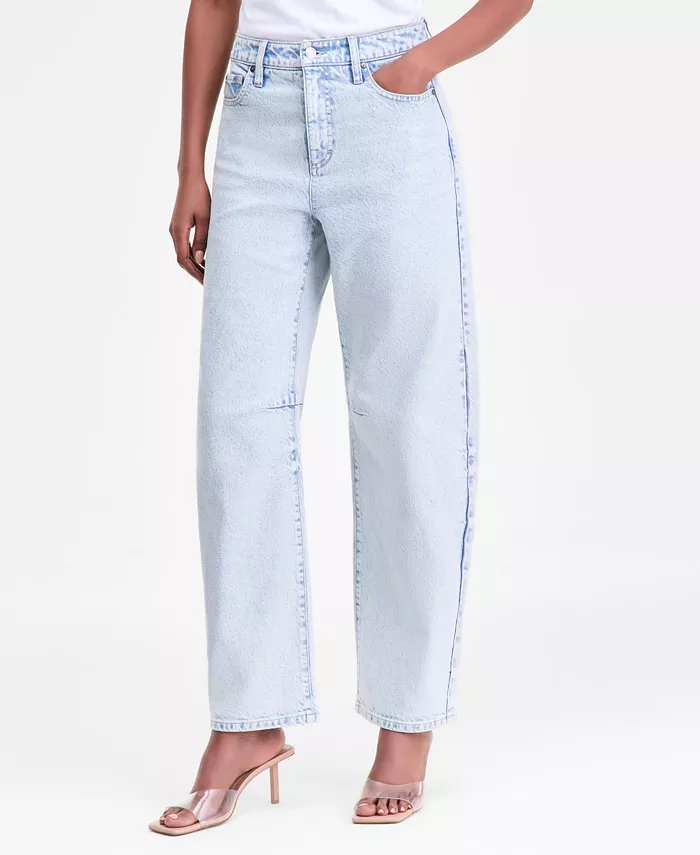 Women's High-Rise Barrel-Leg Jeans - thumbnail 9