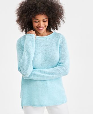 Style & Co - Women's Tape Yarn Roll Neck Sweater