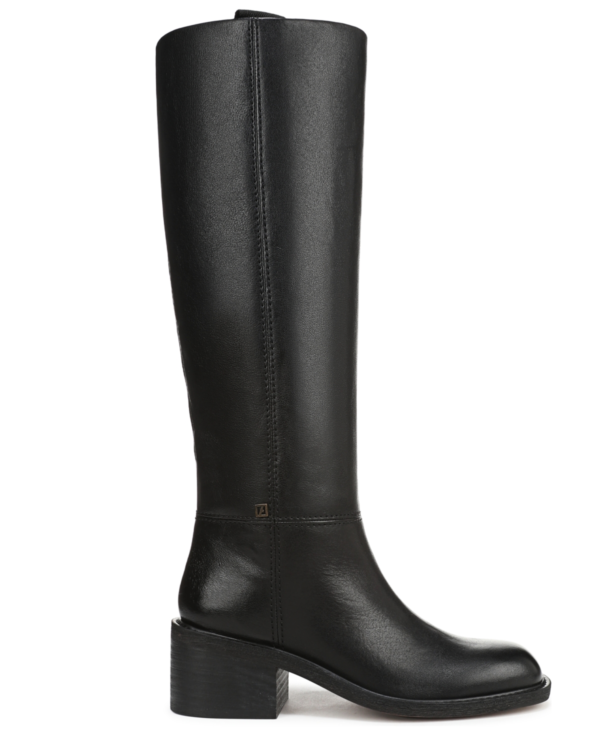 Franco Sarto Women's Niva Wide Calf Round Toe Zip Tall Boots In Black
