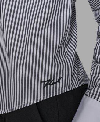 Women's Embellished Collar Long Sleeve Top