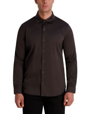 KARL LAGERFELD PARIS - Men's Long Sleeve Printed Shirt