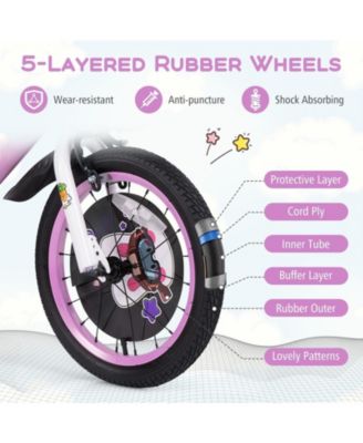 16 Inch Kids Sport Bike for Ages 4–8 with Adjustable Handlebar and Saddle