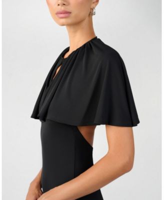 Women's Cape Midi Dress