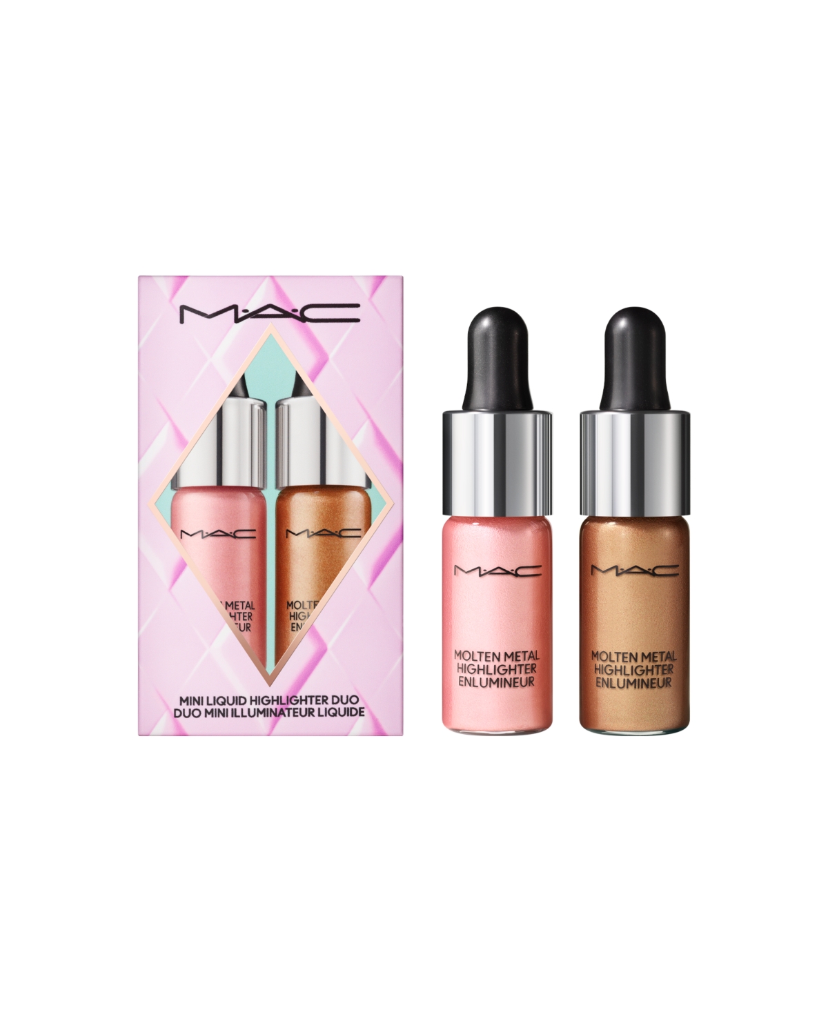Mac Surreal Shine Mini Highlighter Makeup Gift Set In Transparent