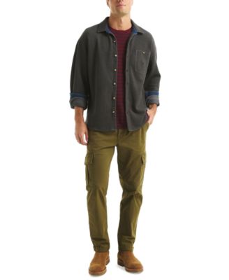 Men's Pique Double Knit Long Sleeves Shirt