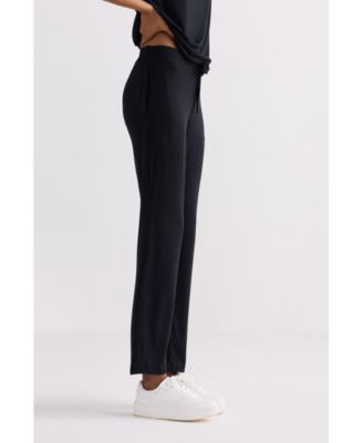 Women's Relaxed Tee Set in Black