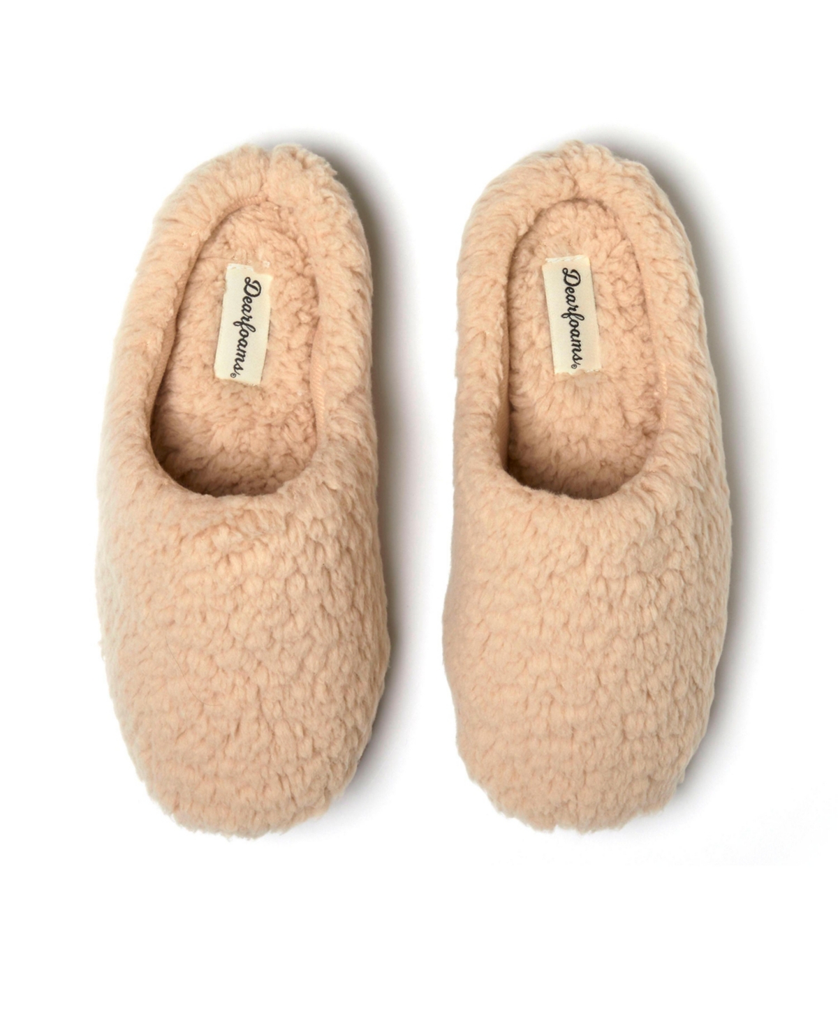 Dearfoams Women's Fiona Teddy Clog Slipper