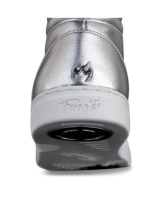 Kids Silver High-top Sneaker