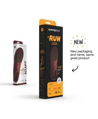 Men's Adapt Run Flexible Shoe Inserts & Athletic Running Insoles, Tandori Spice, 5.5-7 Men / 6.5-8 Women