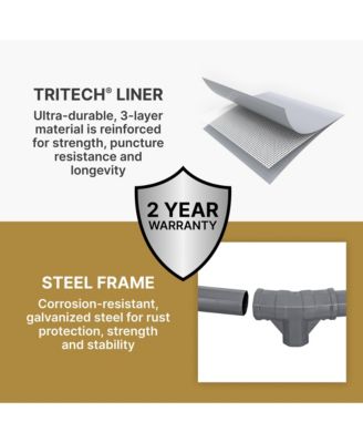 APX 365 31'4" x 16' x 52" Rectangular Above Ground Swimming Pool Set