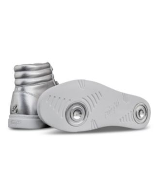 Men's Silver High-top Sneaker