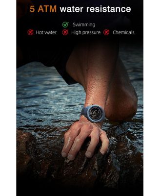 RUXING MARS 5 Multi Mode Tracking Smart watch with 5ATM Waterproof -Blue