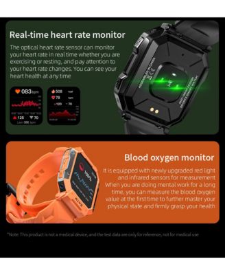 Stay Connected and Healthy with Advanced Waterproof Smart watch-Yellow