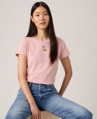 Women's Perfect Graphic Logo Cotton T-shirt