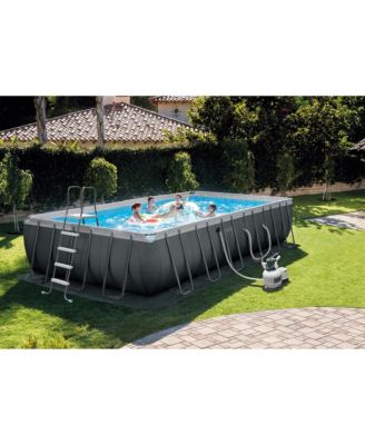 26363EH 24' x 12' x 52" Rectangular Ultra XTR Frame Swimming Pool w/ Pump