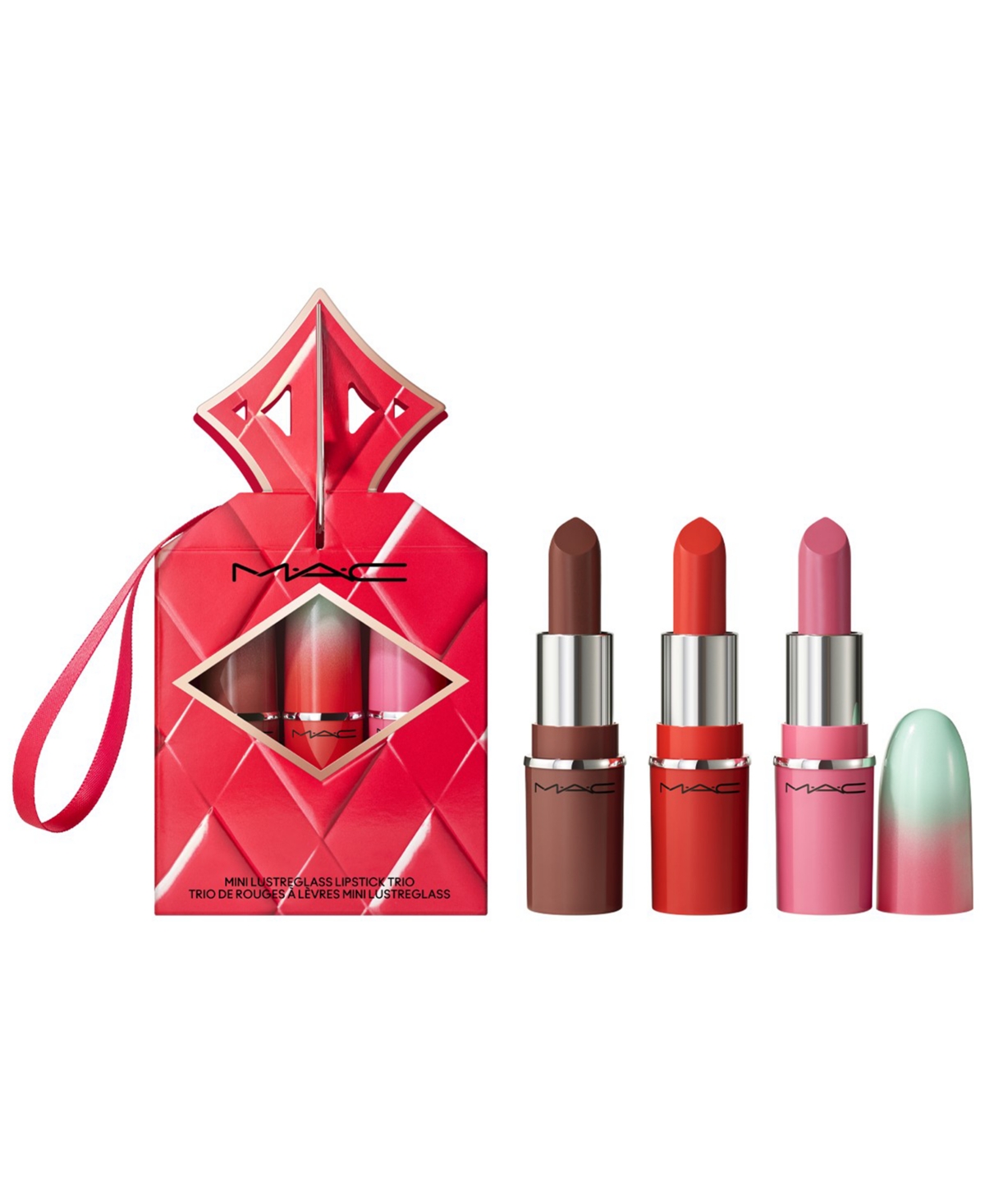 Mac 3-pc. Wildest Gleams Mini Lustreglass Lipstick Gift Set In Multi