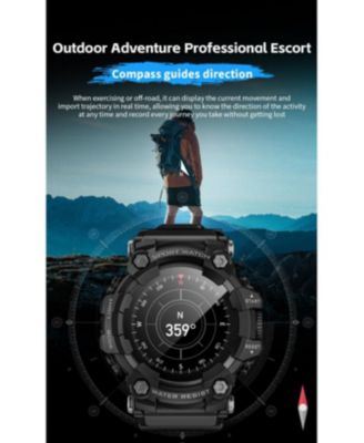 Outdoor Adventure Waterproof Smart watch with Bluetooth Calling and Compass