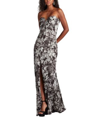 Women's Carnie Strapless Floral Print Gown