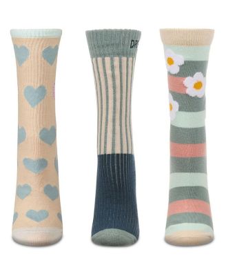 Women's 3 Pair Pack Fashion Crew Socks