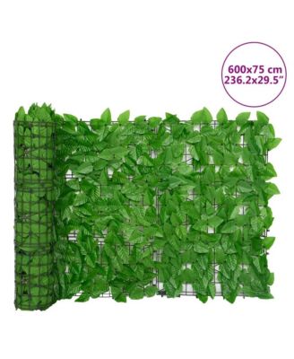 Balcony Privacy Screen Green Polyethylene 236.2 x 29.5 in