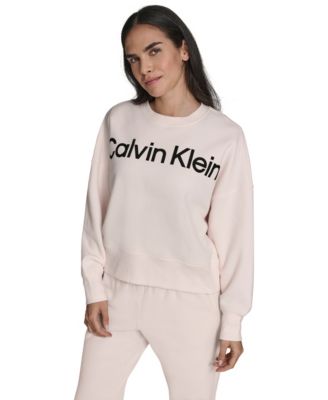 Women's Performance Flocked Logo Pull-On Sweatshirt
