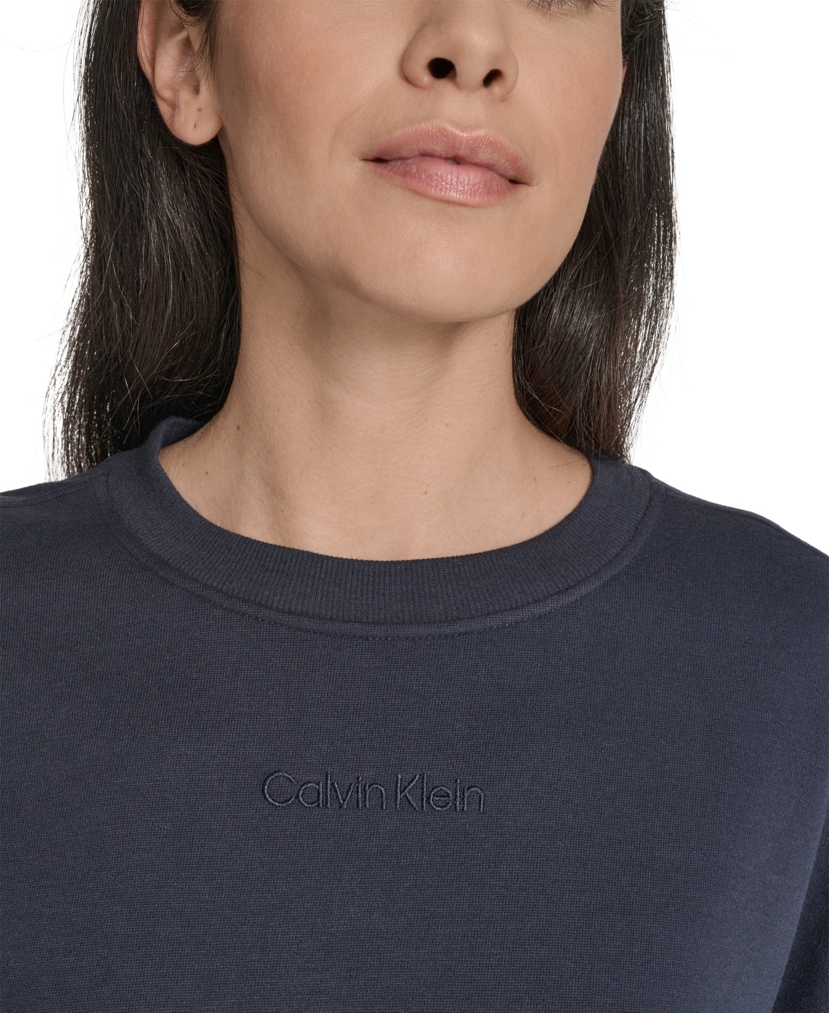 Calvin Klein Women's Performance Crew Neck Oversized Sweatshirt