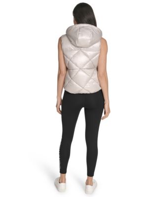 Women's Performance Diamond Quilt Hooded Puffer Vest
