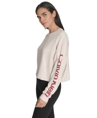 Performance Women's Logo Cropped Long-Sleeve Top