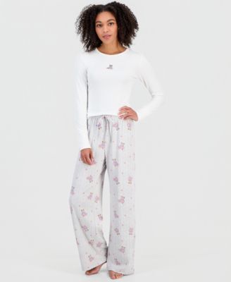 Hippie Rose - Juniors' Printed Drawstring-Waist Pants