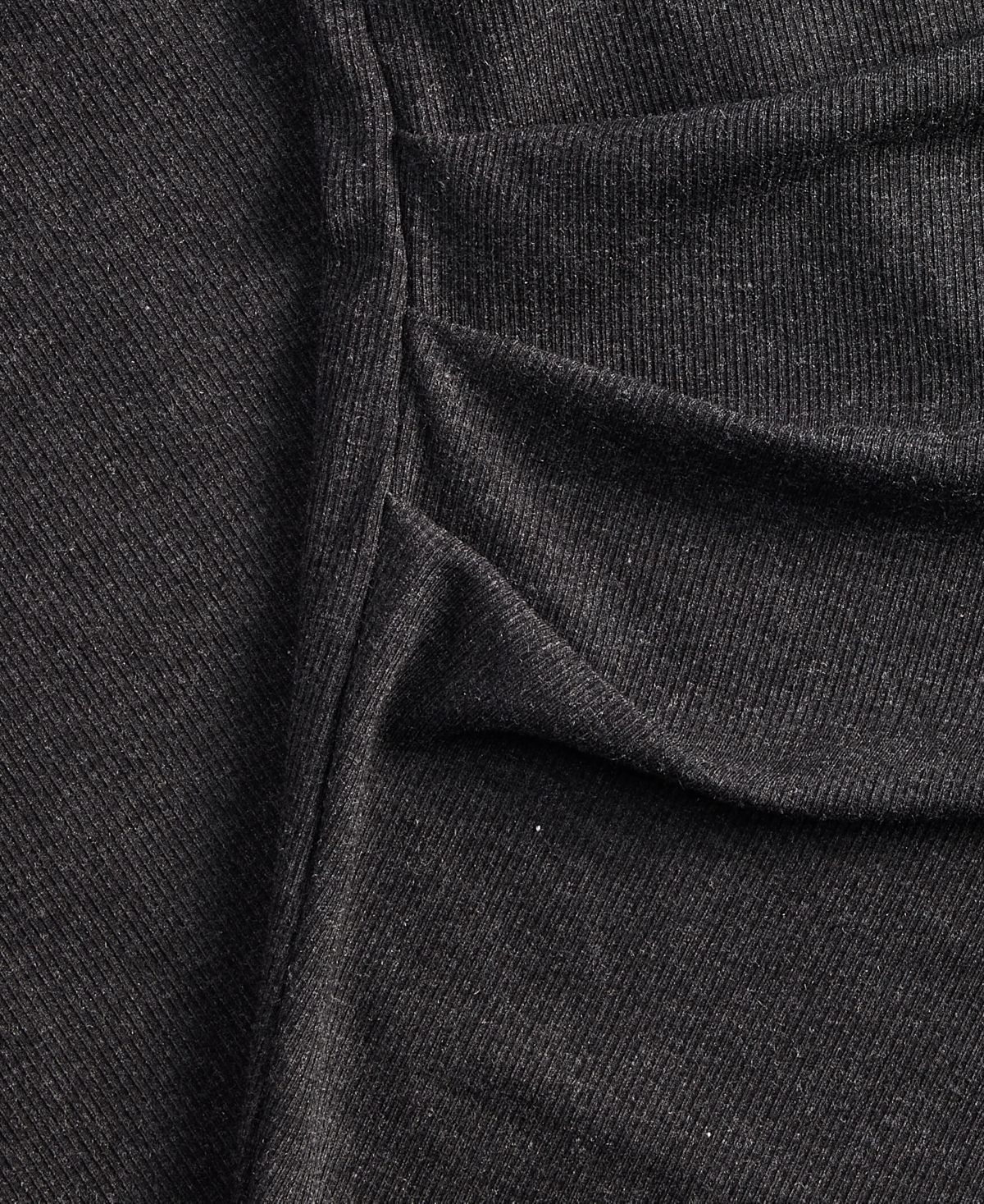 Inc International Concepts Plus Size Ribbed Asymmetrical-hem Top, Macy's Exclusive In Black