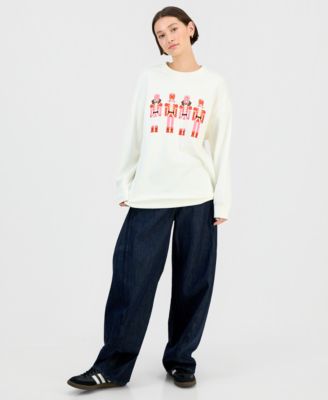 Juniors' Nutcracker Fleece Sweatshirt