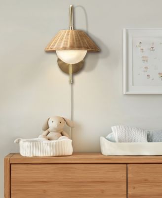 Laguna Rattan Weave Wall Sconce