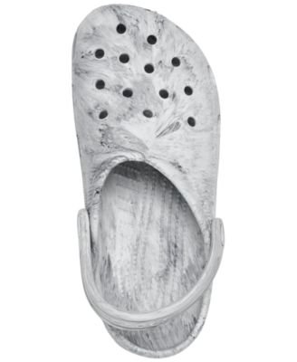 Big Kids Classic Watercolor Marble Clog Sandals from Finish Line