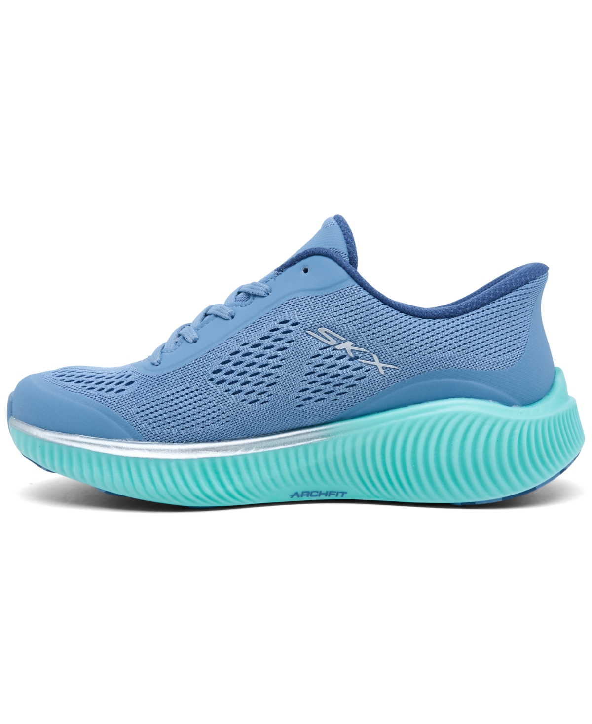 Skechers Women's Slip-ins: Arch Fit Go Run Anywhere Running Sneakers From Finish Line In Blue