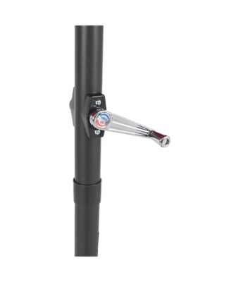 Garden Parasol Anthracite Steel, Polyester Large Tiltable