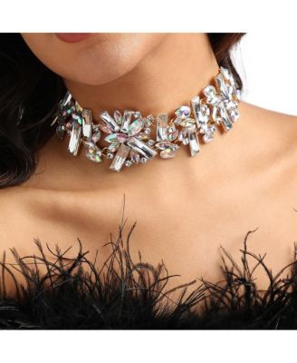 Chunky Crystal Choker Necklace