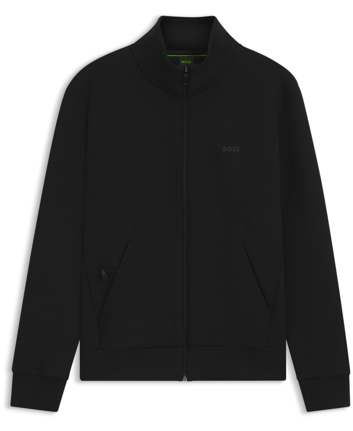 Boss by Hugo Men's Logo Print Zip-Up Sweatshirt